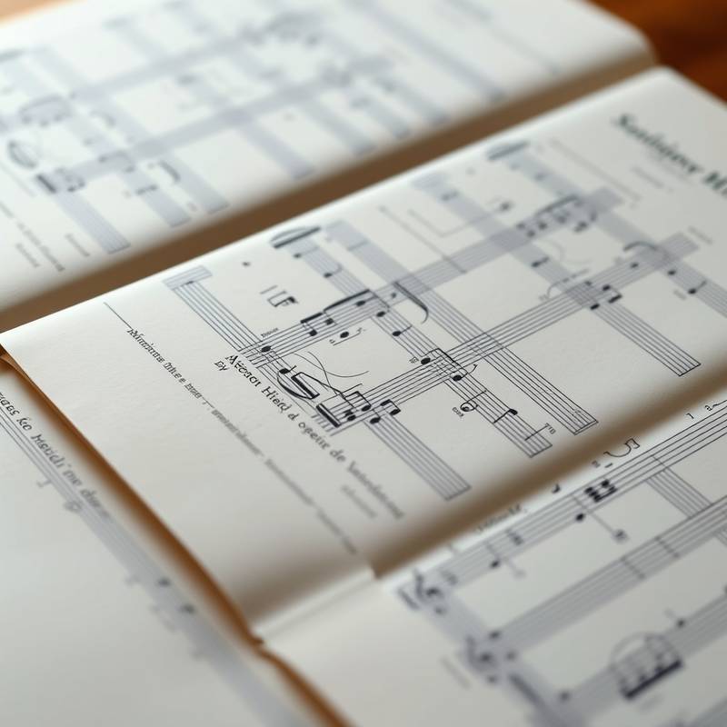 Notenblatt mit klassischer Musik